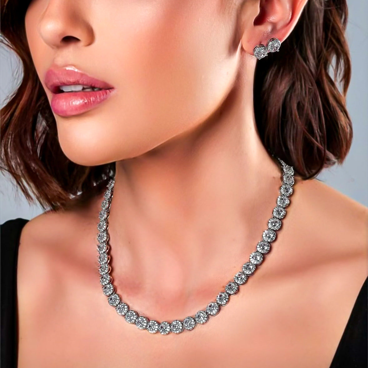 Colier și cercei Ophelia