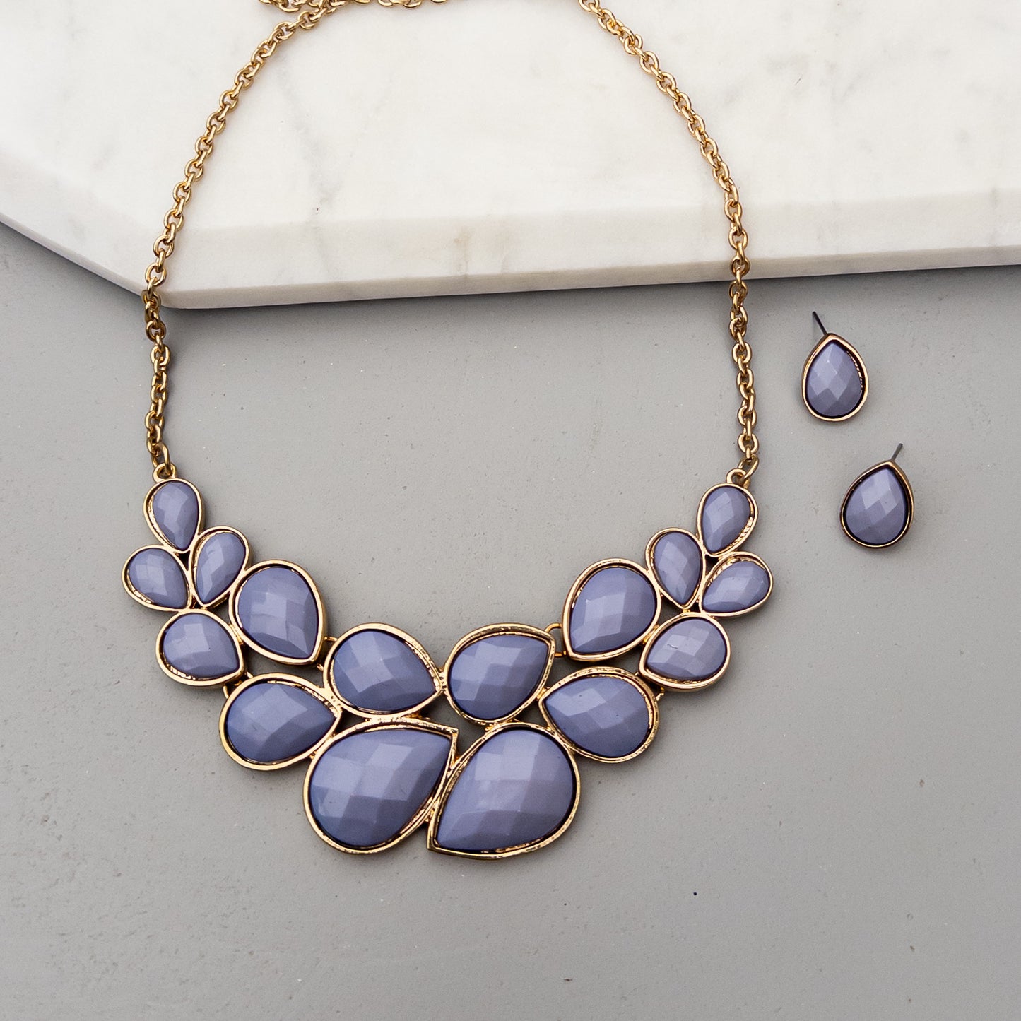 Colier și cercei Grey