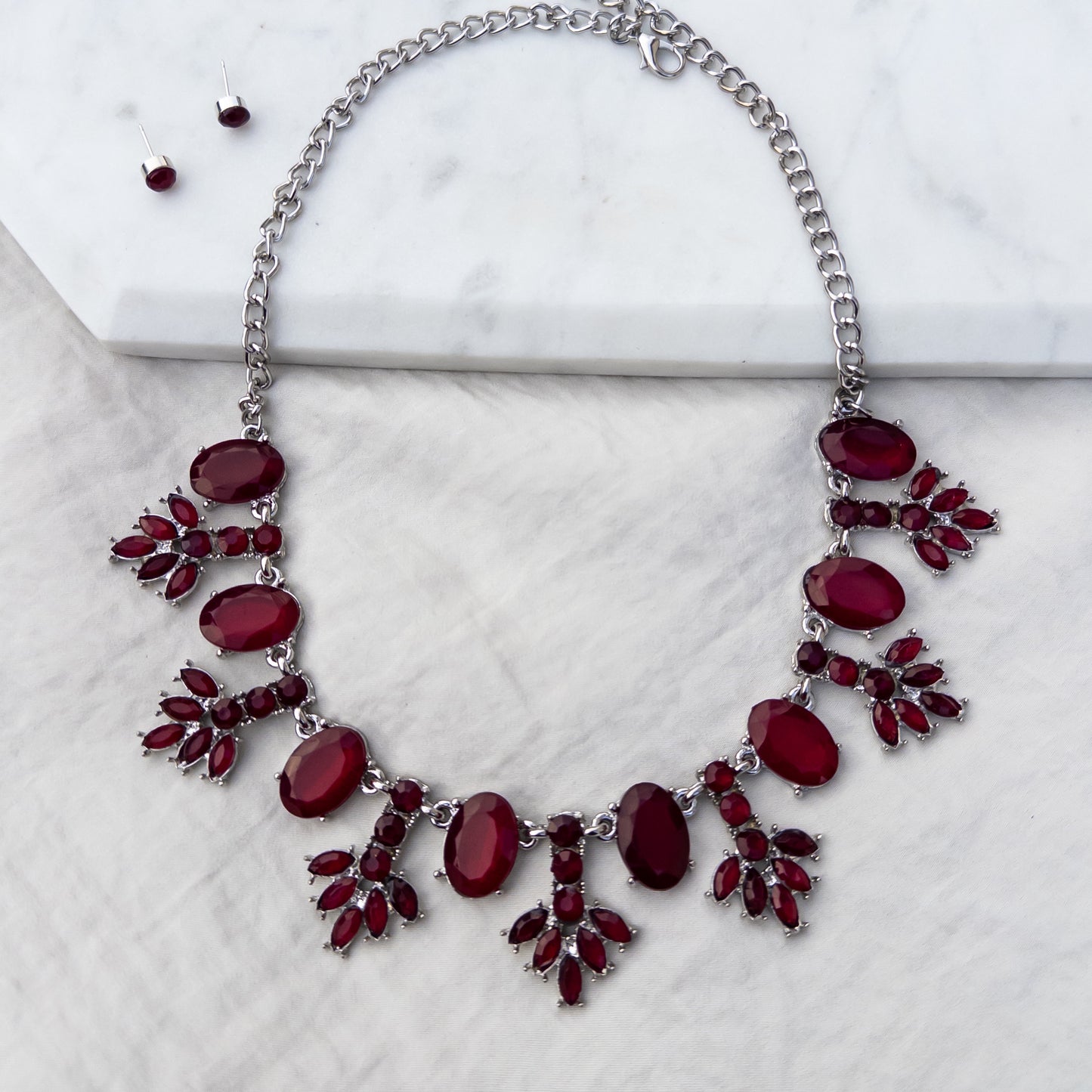 Colier și cercei Bianca