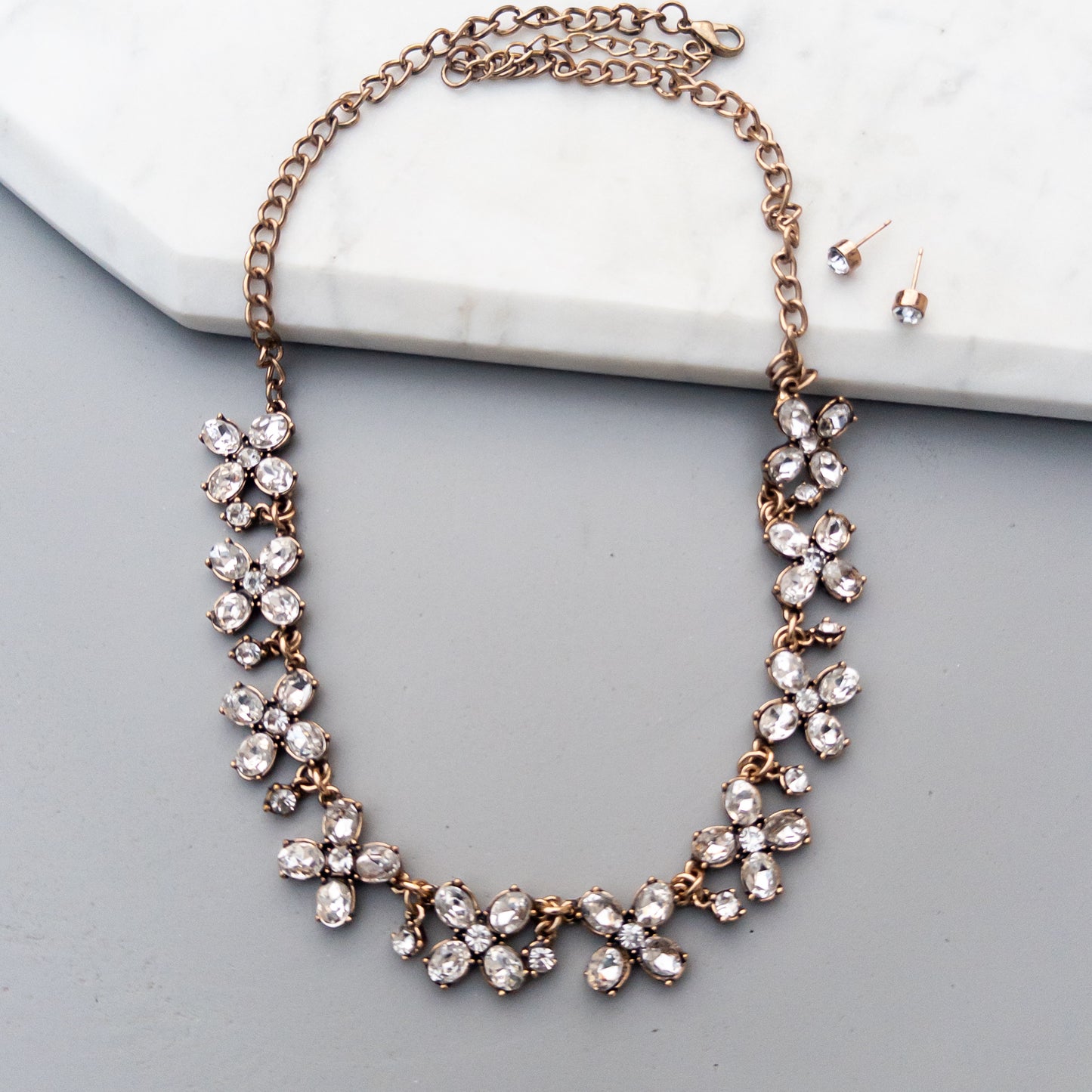 Colier și cercei Caroline