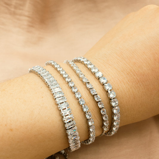 Bratara cu cristale de zirconiu