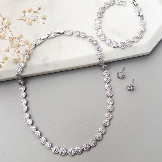 Set colier, bratara si cercei Ophelia