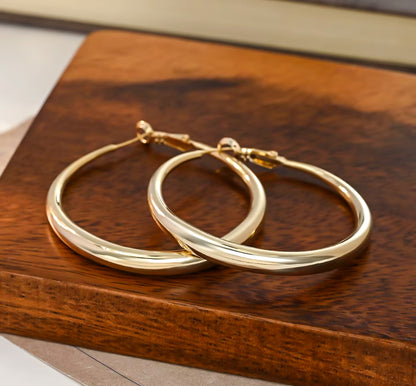 Cercei Golden Hoops