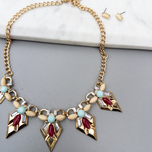 Colier și cercei Emilie