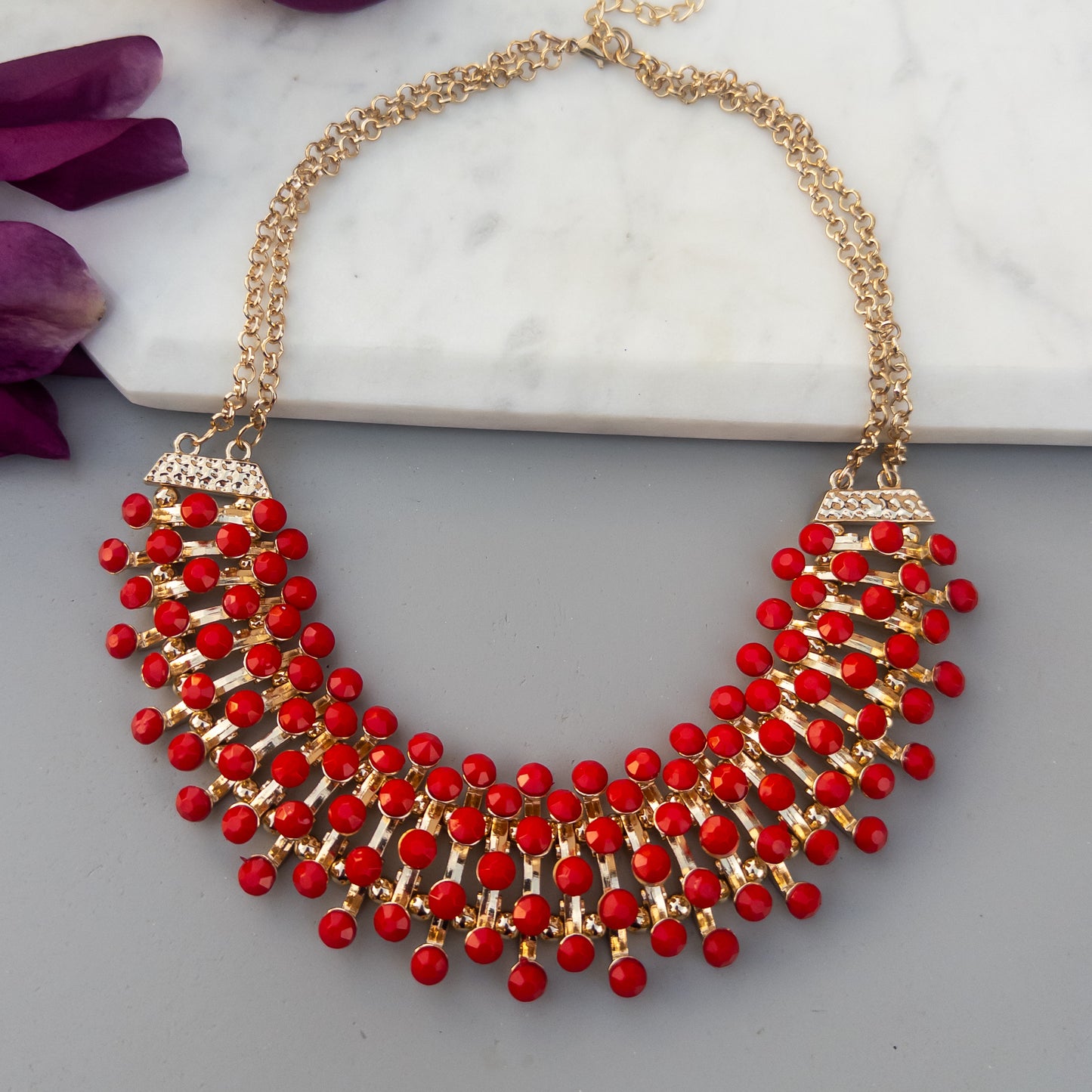 Colier Red Glow