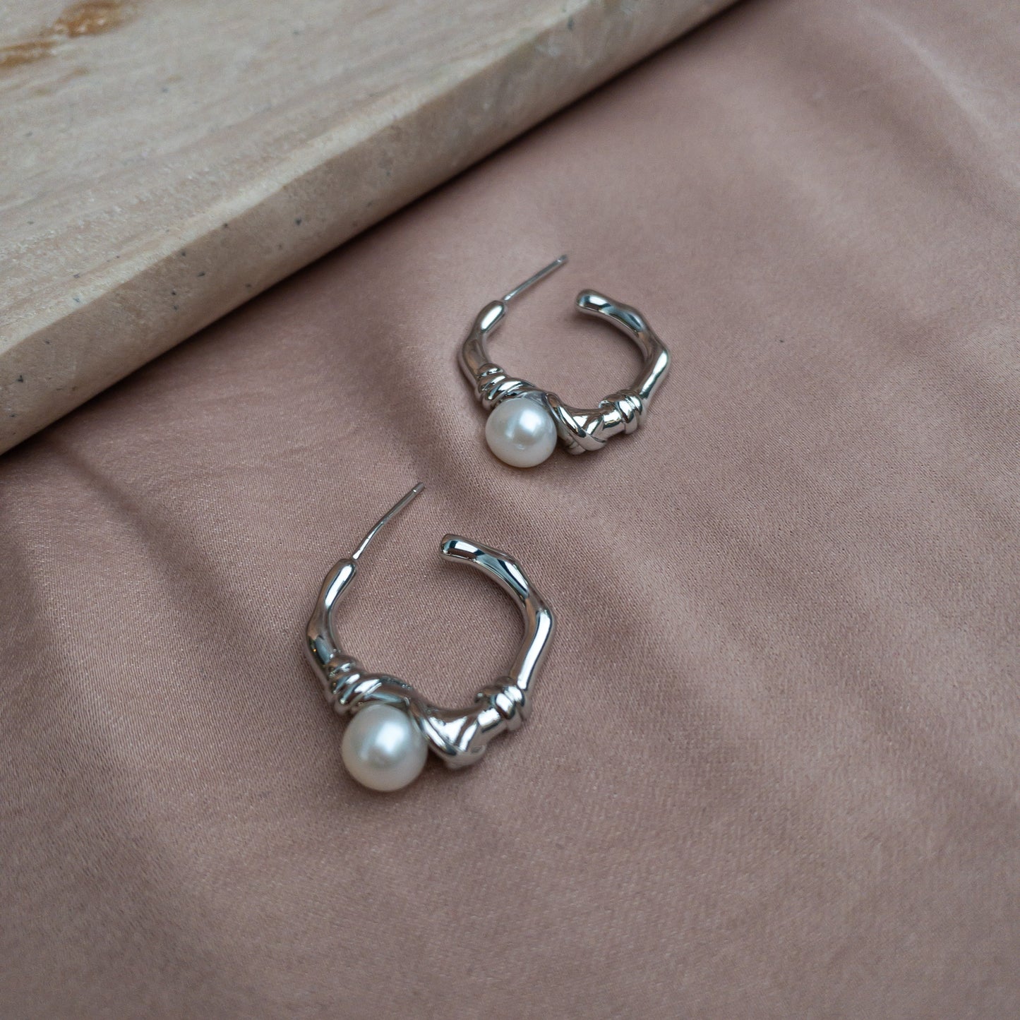 Pearl Hoops