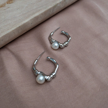 Pearl Hoops
