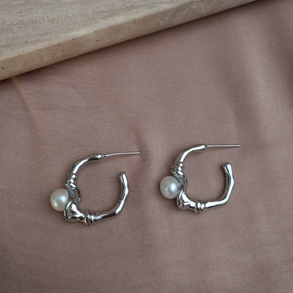 Pearl Hoops