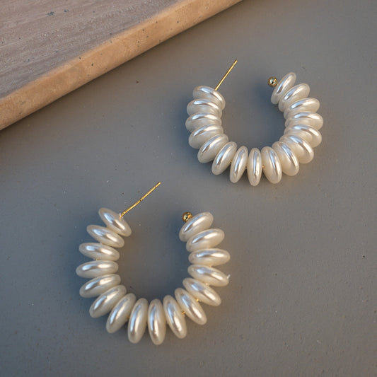 Pearl Hoops