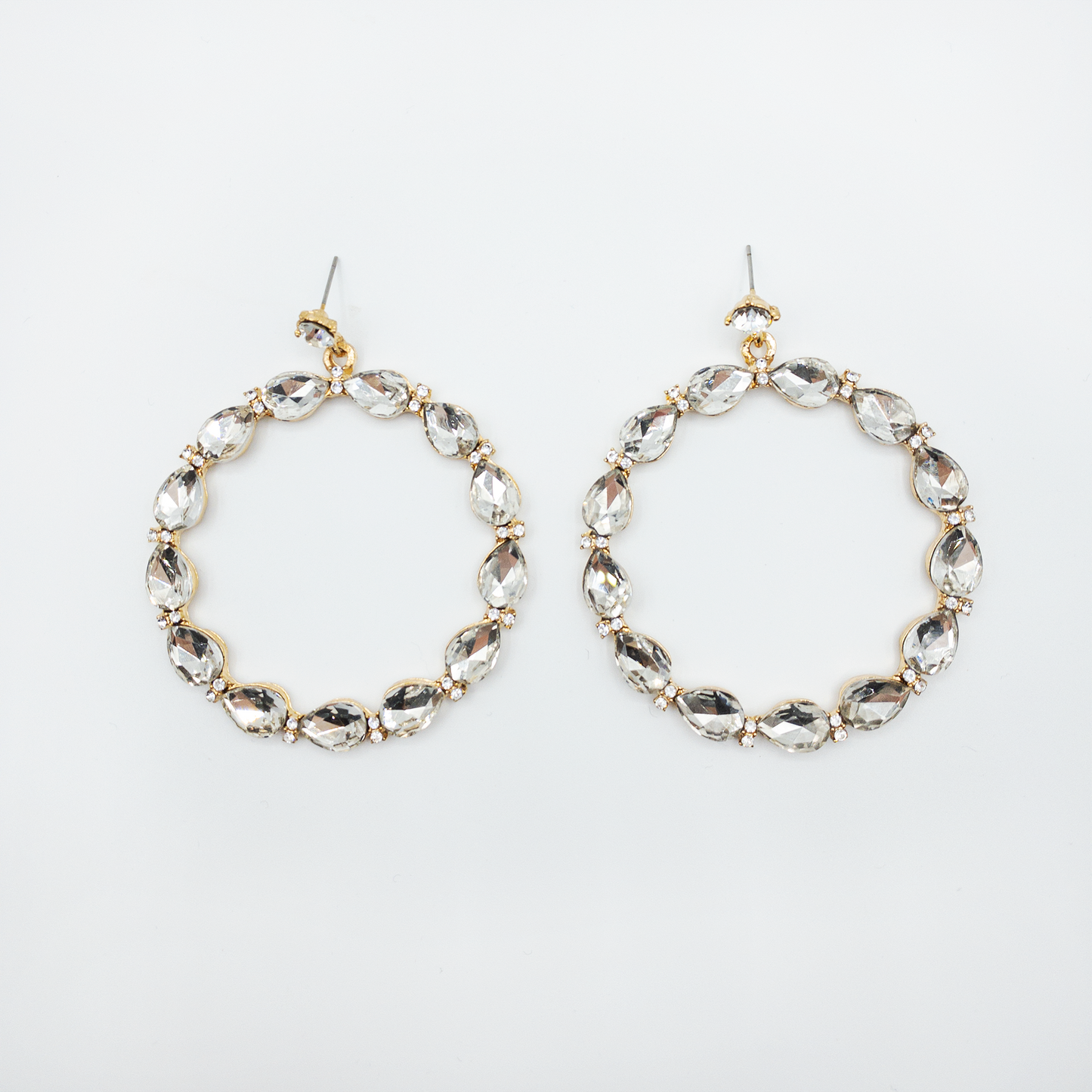 Round Shiny Hoops