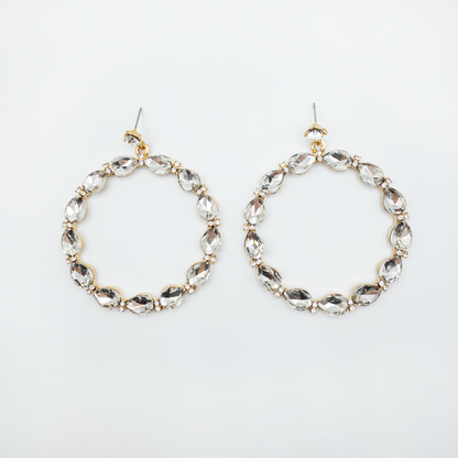 Round Shiny Hoops