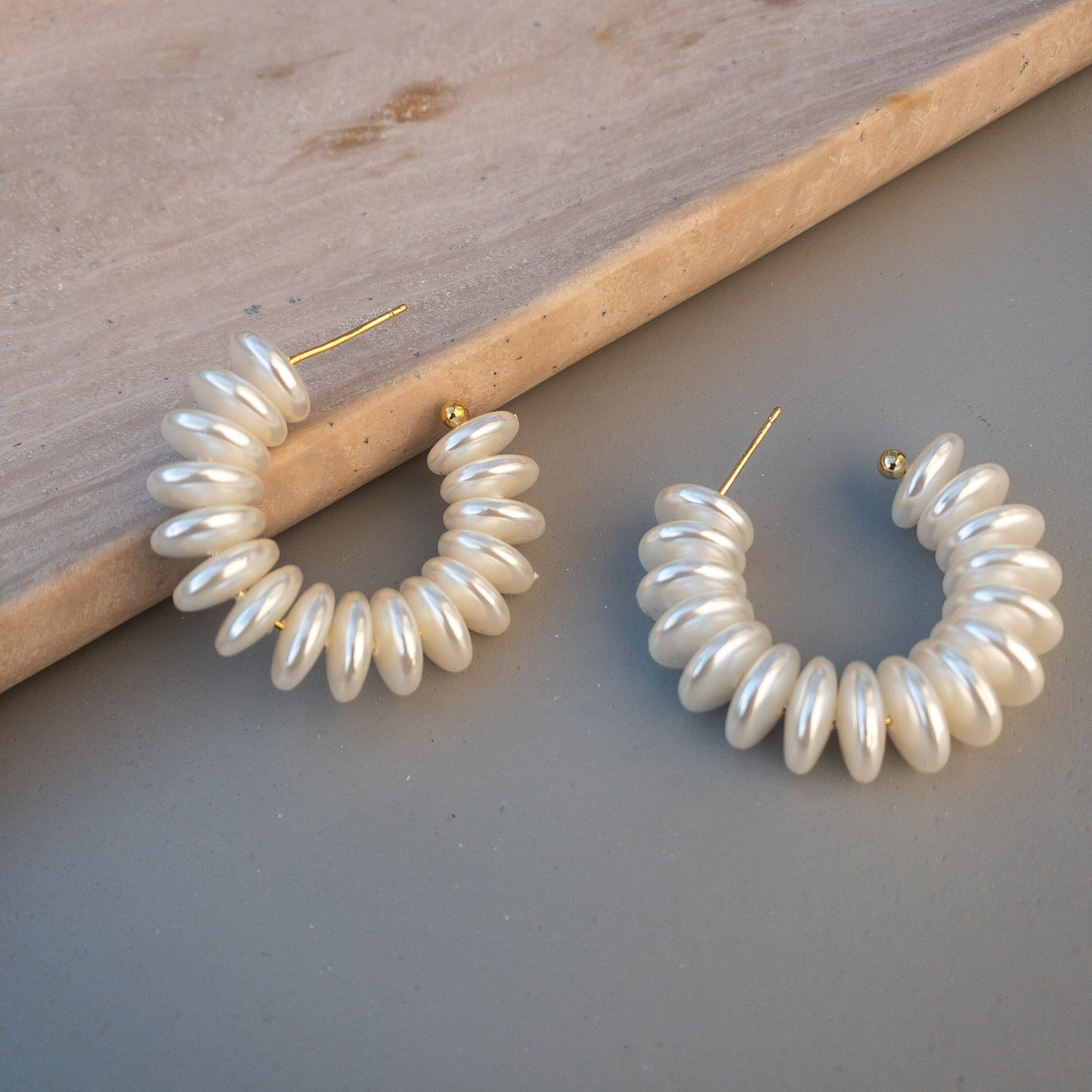 Pearl Hoops