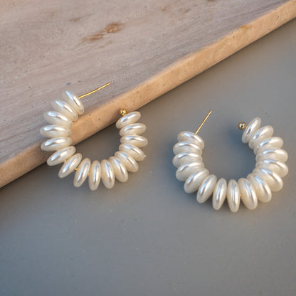 Pearl Hoops